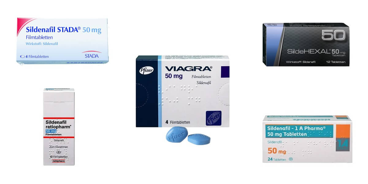 Erektionsstörungen behandeln, PDE5-Hemmer, Cialis & Viagra Generika.